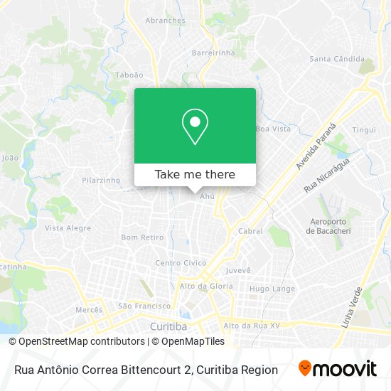 Rua Antônio Correa Bittencourt 2 map