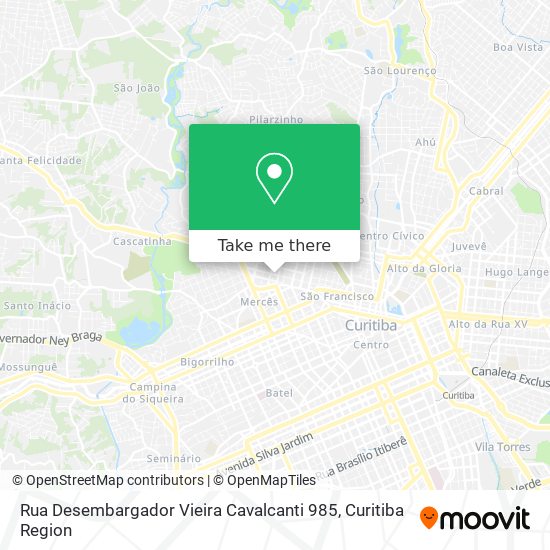Rua Desembargador Vieira Cavalcanti 985 map