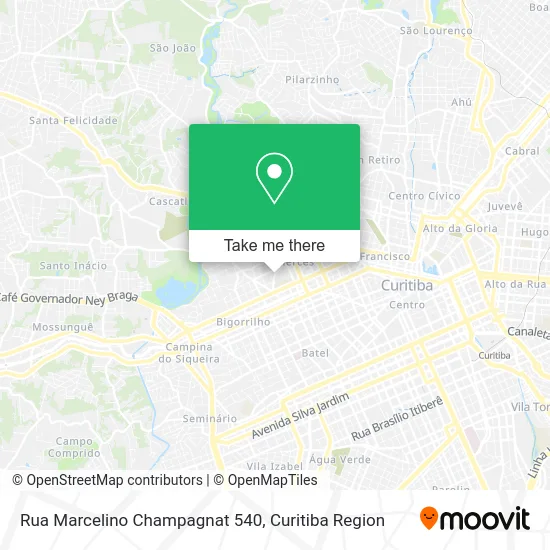 Rua Marcelino Champagnat 540 map