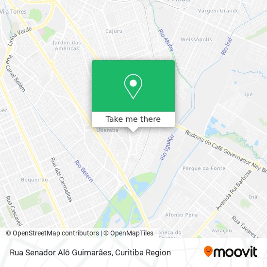 Rua Senador Alô Guimarães map