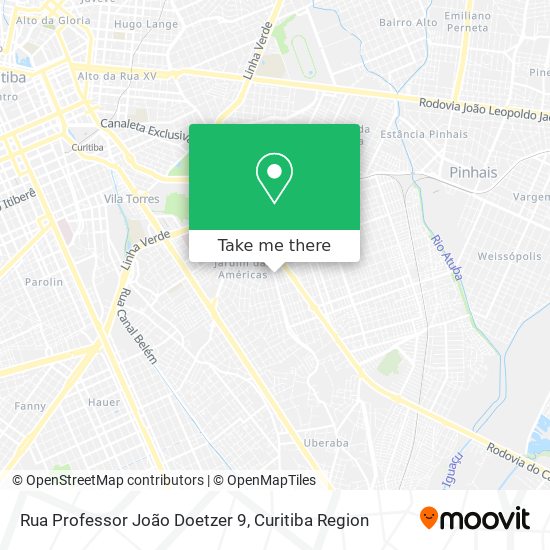 Rua Professor João Doetzer 9 map