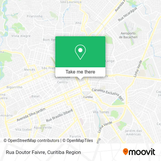 Rua Doutor Faivre map