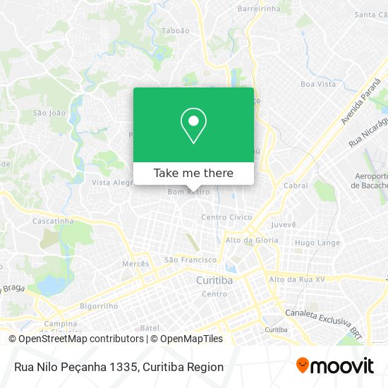 Rua Nilo Peçanha 1335 map