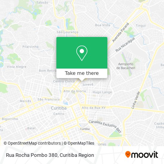 Mapa Rua Rocha Pombo 380
