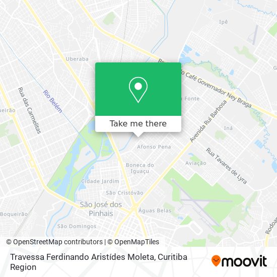 Travessa Ferdinando Aristídes Moleta map