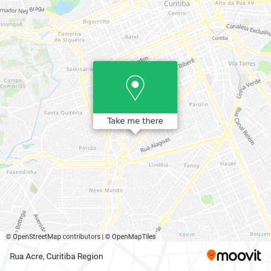 Rua Acre map