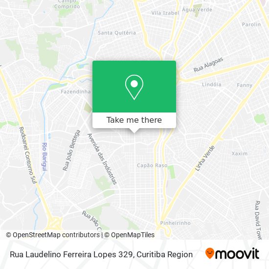 Rua Laudelino Ferreira Lopes 329 map