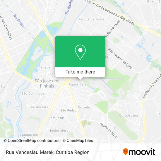 Rua Venceslau Marek map