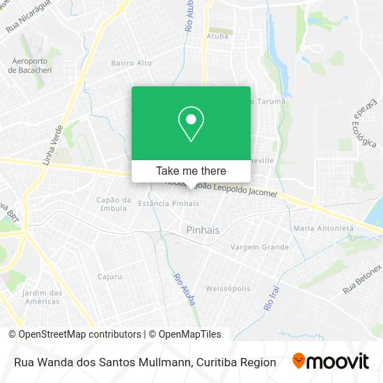 Rua Wanda dos Santos Mullmann map