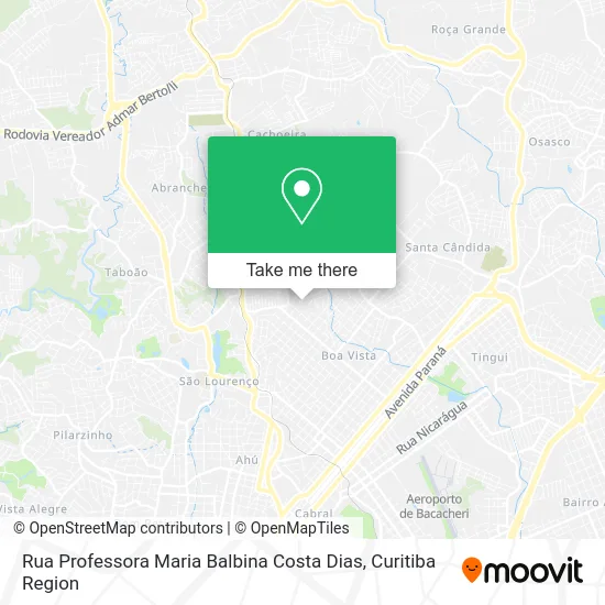 Rua Professora Maria Balbina Costa Dias map