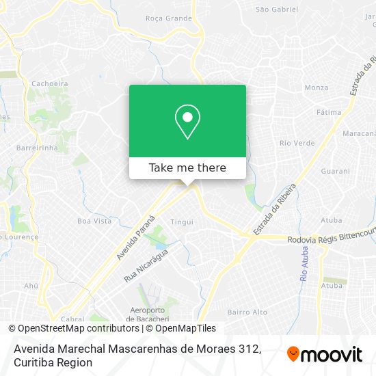 Avenida Marechal Mascarenhas de Moraes 312 map