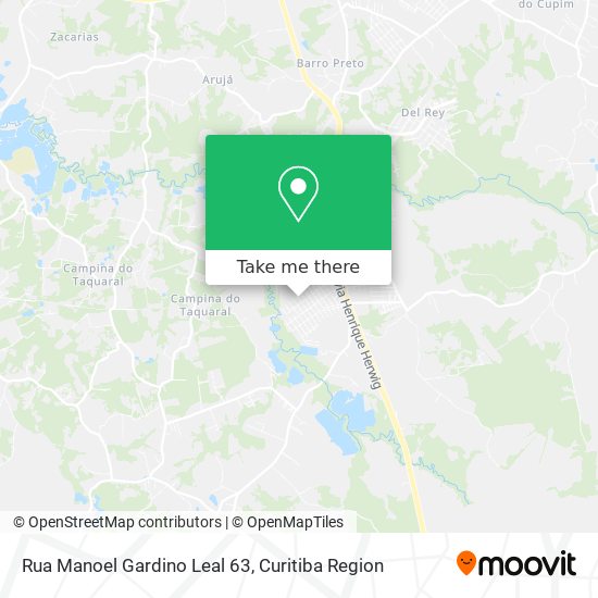 Rua Manoel Gardino Leal 63 map