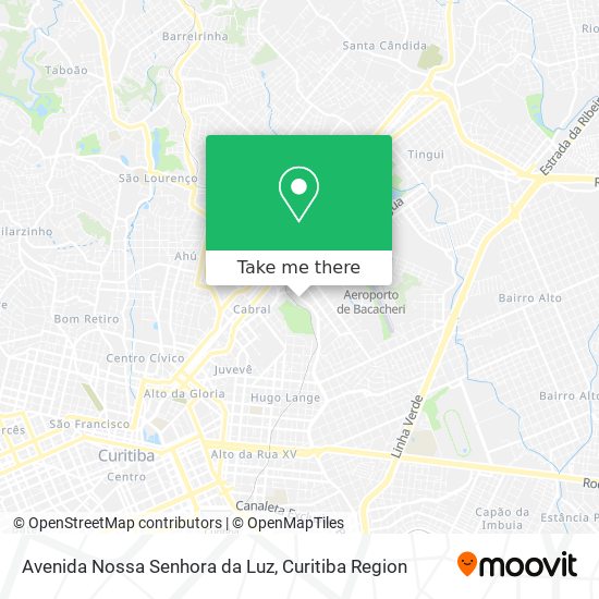 Avenida Nossa Senhora da Luz map