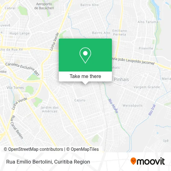 Rua Emílio Bertolini map