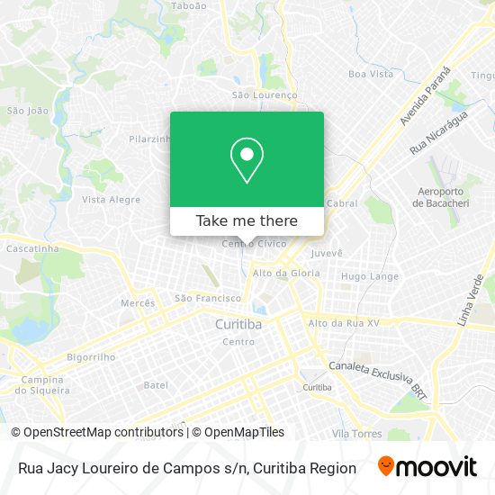 Rua Jacy Loureiro de Campos s / n map