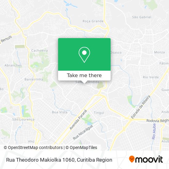 Rua Theodoro Makiolka 1060 map