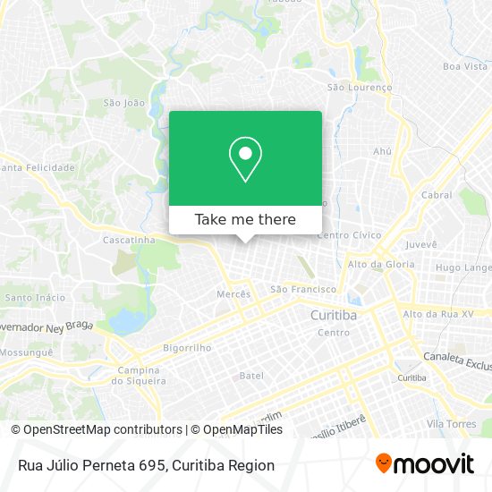 Rua Júlio Perneta 695 map