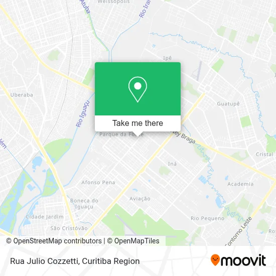 Rua Julio Cozzetti map