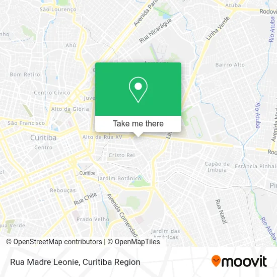 Rua Madre Leonie map