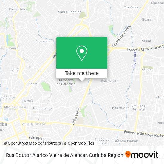 Rua Doutor Alarico Vieira de Alencar map