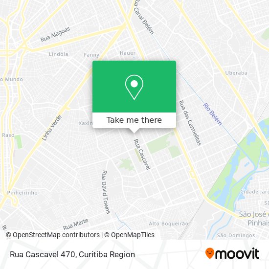 Rua Cascavel 470 map