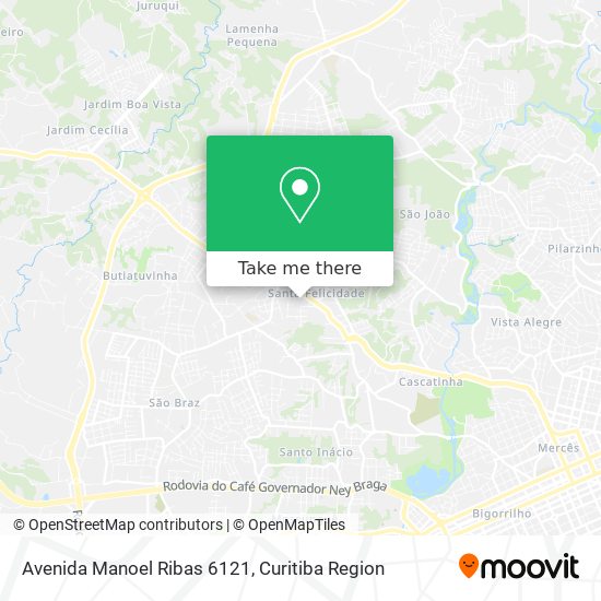 Avenida Manoel Ribas 6121 map