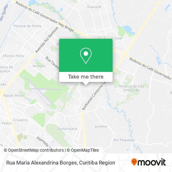 Rua Maria Alexandrina Borges map