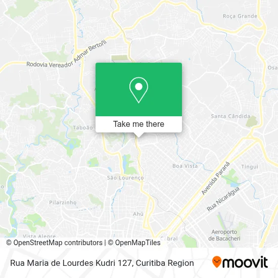 Rua Maria de Lourdes Kudri 127 map