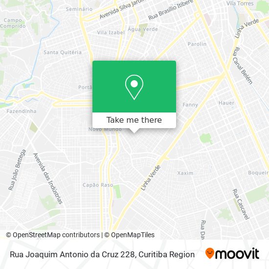 Rua Joaquim Antonio da Cruz 228 map