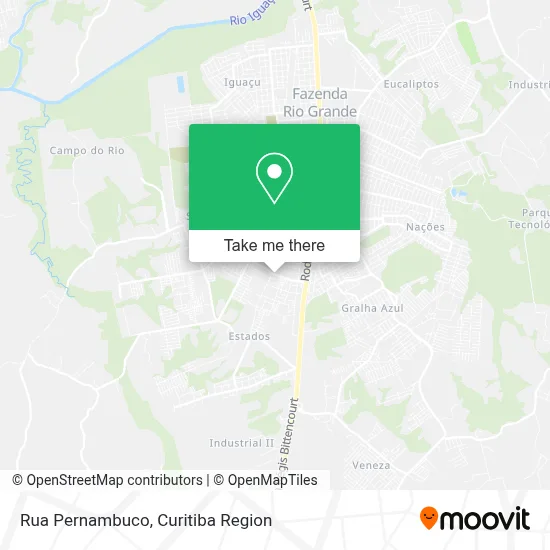 Rua Pernambuco map