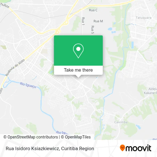 Rua Isidoro Ksiazkiewicz map