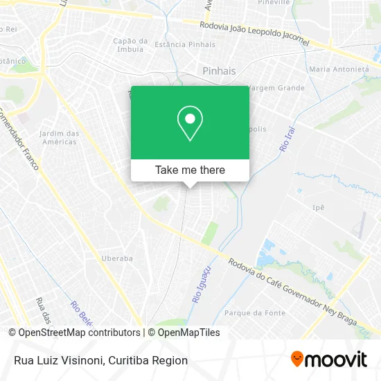 Rua Luiz Visinoni map