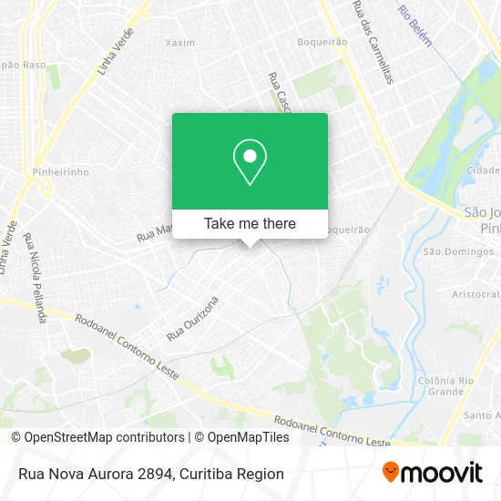 Rua Nova Aurora 2894 map