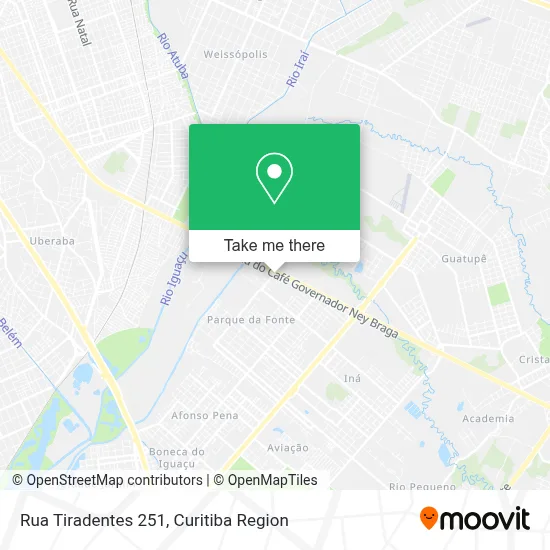 Rua Tiradentes 251 map