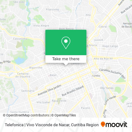 Telefonica | Vivo Visconde de Nacar map