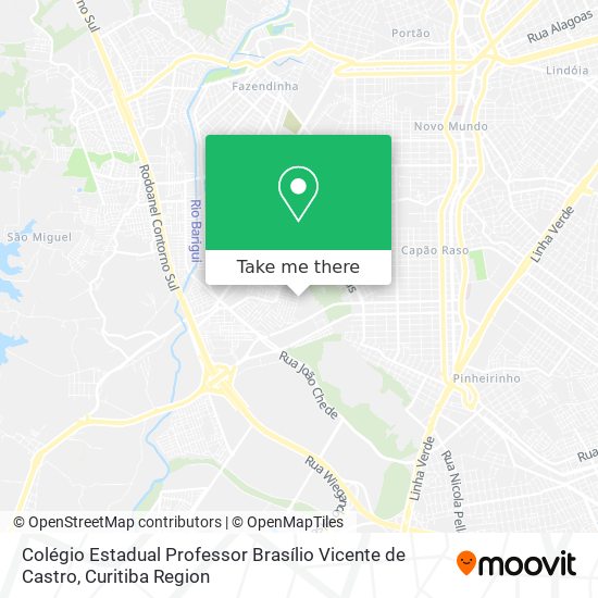 Colégio Estadual Professor Brasílio Vicente de Castro map