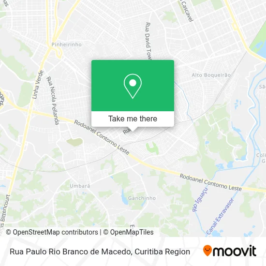 Rua Paulo Rio Branco de Macedo map