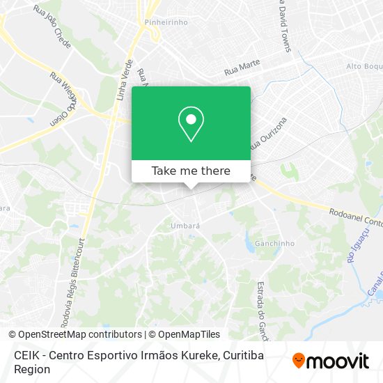 CEIK - Centro Esportivo Irmãos Kureke map