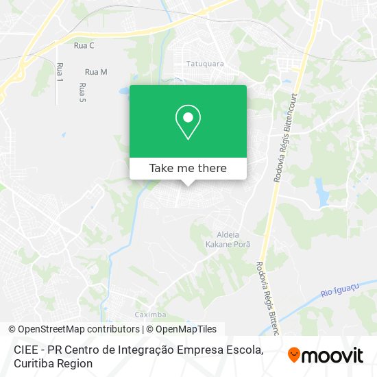 CIEE - PR Centro de Integração Empresa Escola map