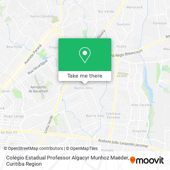 Colégio Estadual Professor Algacyr Munhoz Maëder map