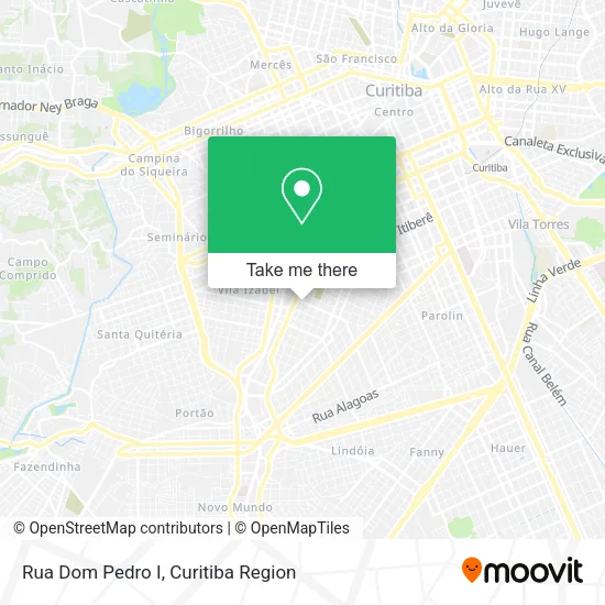 Rua Dom Pedro I map