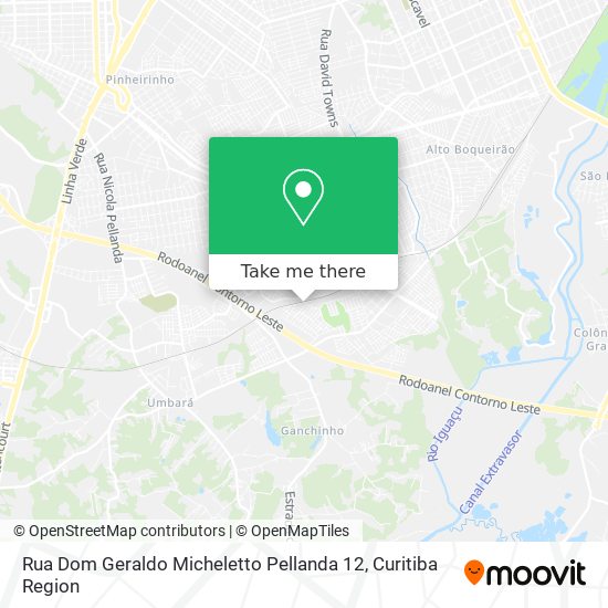 Rua Dom Geraldo Micheletto Pellanda 12 map