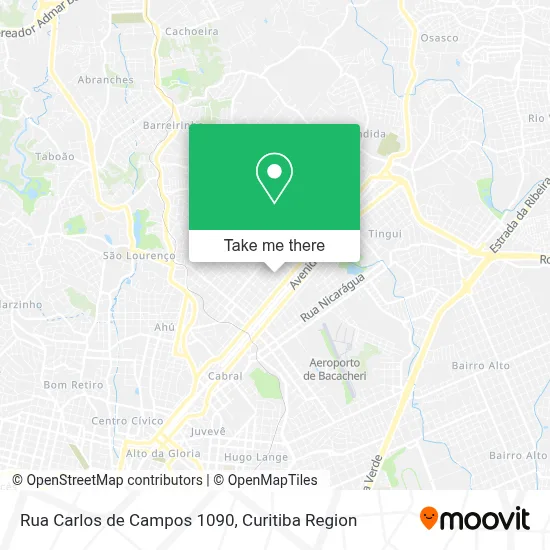 Rua Carlos de Campos 1090 map