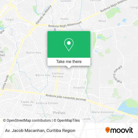 Av. Jacob Macanhan map
