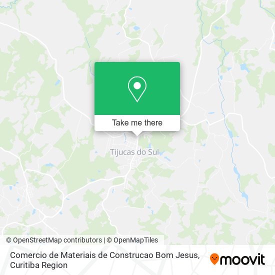 Mapa Comercio de Materiais de Construcao Bom Jesus