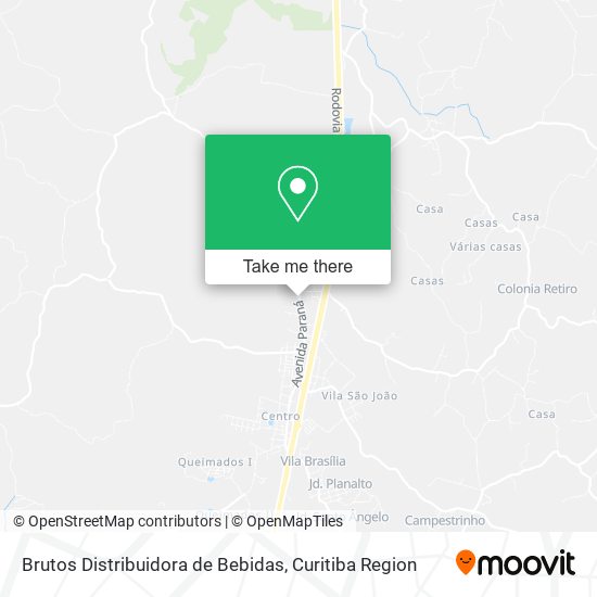 Brutos Distribuidora de Bebidas map