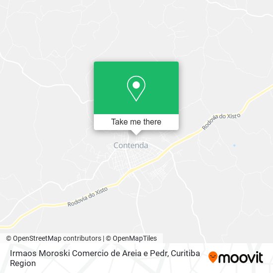 Irmaos Moroski Comercio de Areia e Pedr map