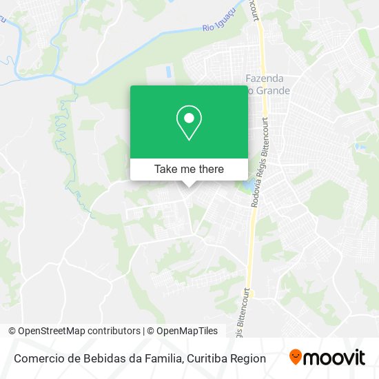 Comercio de Bebidas da Familia map