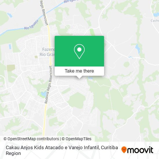 Cakau Anjos Kids Atacado e Varejo Infantil map