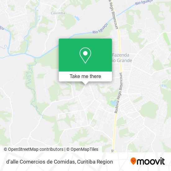 d'alle Comercios de Comidas map